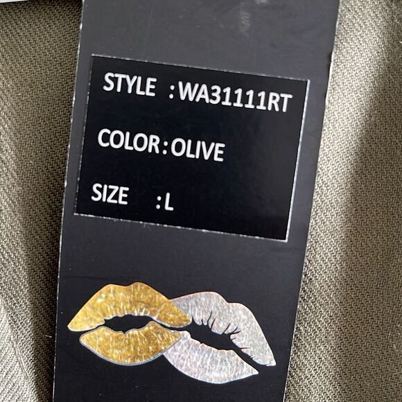 NWT Waimea Olive Green Jumpsuit. Size Large. - Picture 11 of 11